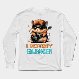 Funny Hamtaro Birthday Gift ideas for Hamster Lover Long Sleeve T-Shirt